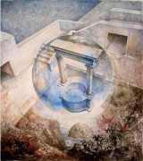 POUECH - Aquarelle - 45 x 35 cm