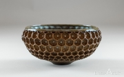 Thierry Luang Rath - Nid d'abeilles diamètre 15 cm hauteur 8 cm - vendu