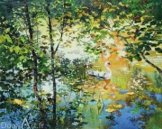 ROUX-FONTAINE - Le passeur - 80 x 100 cm - Vendu