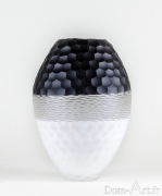 Olivier MALLEMOUCHE - Vase Battuto - hauteur 26 cm