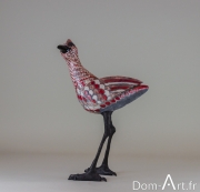 Do Nogues - Oiseau rouge - hauteur 42 cm