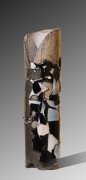 Nad Vallée - Totem - verre / grès - 45 x 15 cm