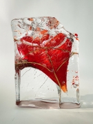 Xavier Carrère - Verre & Or - 28 x 20 x 7 cm