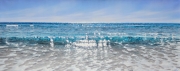 Eléonore BERNAIR - Seascape 13-2011 Huile sur toile 80x200 cm